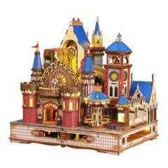 Annecy Castle DIY Miniature Architecture Kit | 3D Wooden Mechanical Puzzles