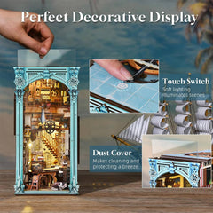 Hemingway House DIY Wooden Book Nook Shelf Insert