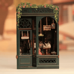 Mini Owl Bookstore — DIY Book Nook Kit