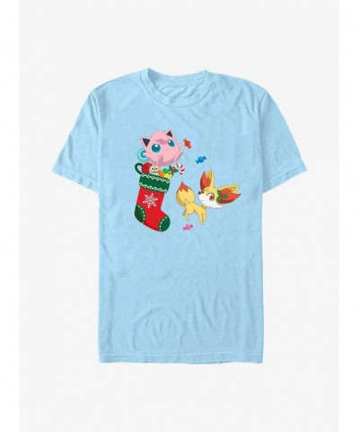 New Arrival Pokemon Jiggly Puff and Fennekin Gift Stocking T-Shirt $5.02 T-Shirts