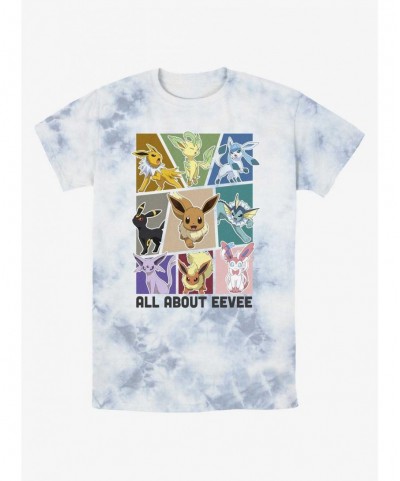 Festival Price Pokemon Eeveelution Tie-Dye T-Shirt $8.88 T-Shirts