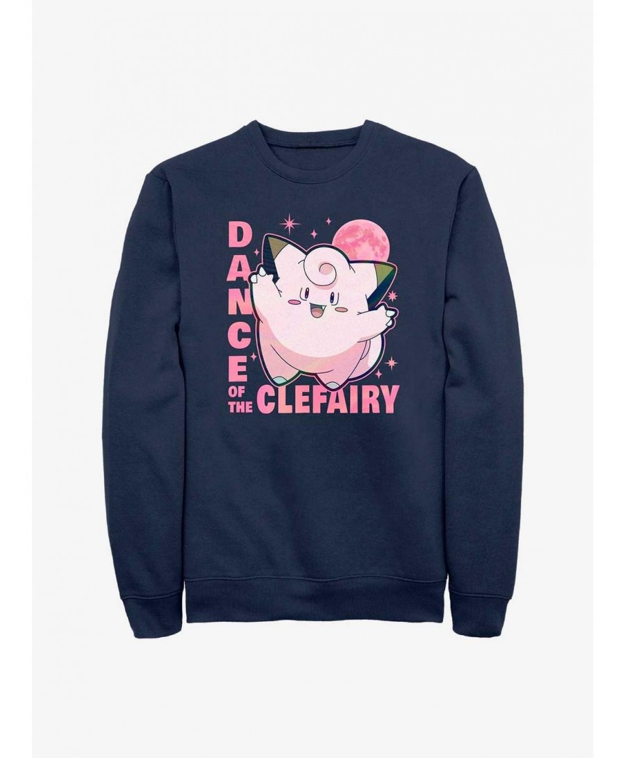 Hot Selling Pokemon Clefairy Dance Sweatshirt $12.66 Sweatshirts