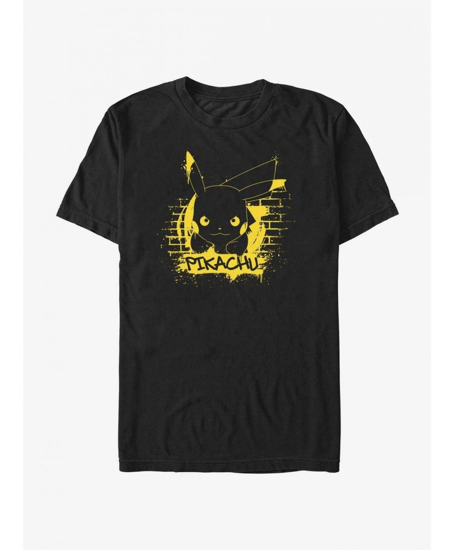 Premium Pokemon Pikachu Graffiti T-Shirt $8.20 T-Shirts