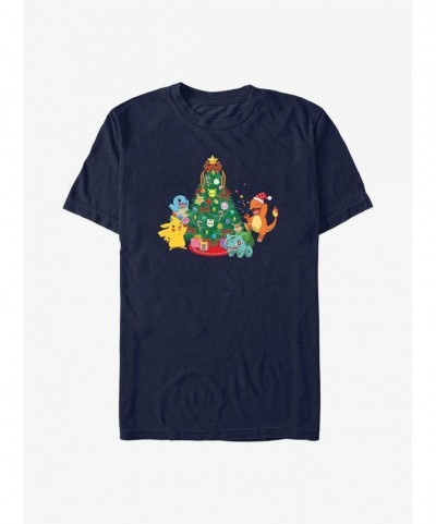 Festival Price Pokemon Christmas Tree T-Shirt $7.53 T-Shirts