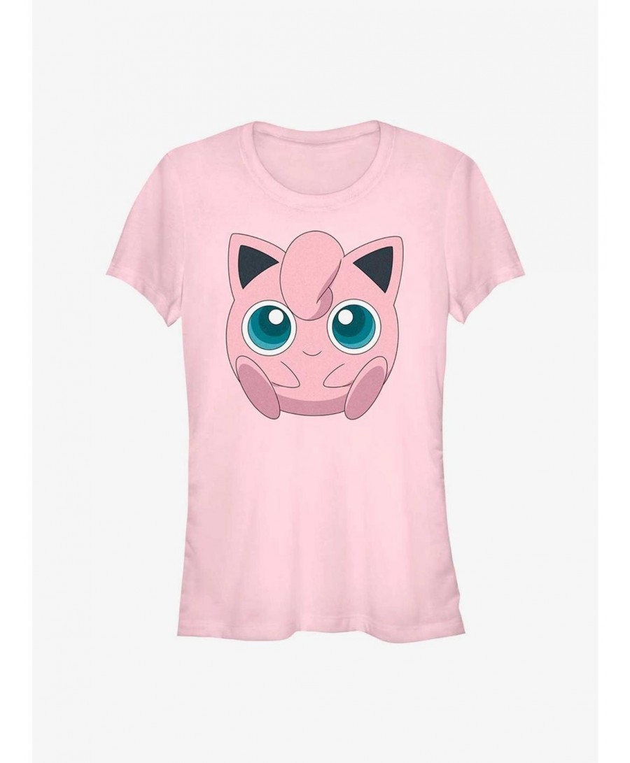 Limited-time Offer Pokemon Jigglypuff Face Girls T-Shirt $7.67 T-Shirts