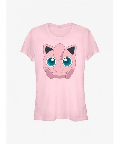 Limited-time Offer Pokemon Jigglypuff Face Girls T-Shirt $7.67 T-Shirts