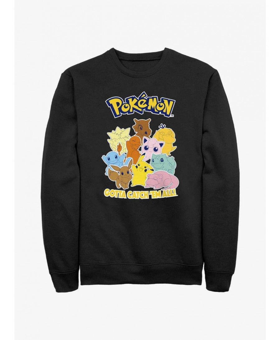 Cheap Sale Pokemon Gotta Catch 'Em All Sweatshirt $11.88 Sweatshirts