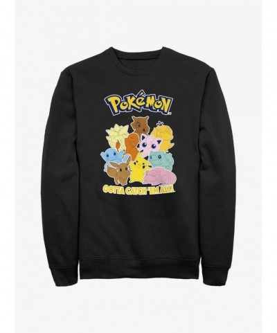 Cheap Sale Pokemon Gotta Catch 'Em All Sweatshirt $11.88 Sweatshirts