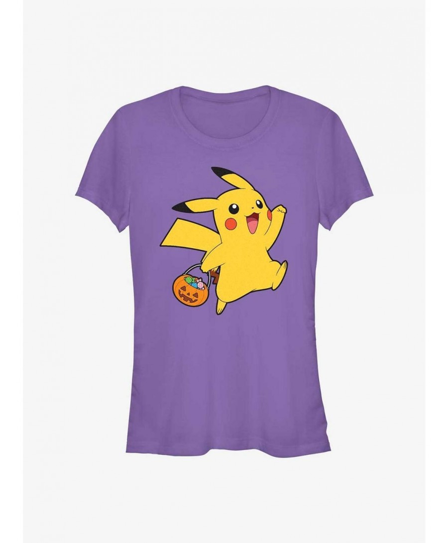 Wholesale Pokemon Pikachu Happy Candy Girls T-Shirt $6.27 T-Shirts