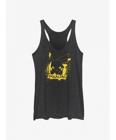 Exclusive Price Pokemon Pikachu Graffiti Girls Tank $7.80 Tanks