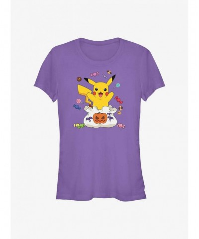 Exclusive Pokemon Pikachu Candy Girls T-Shirt $5.40 T-Shirts