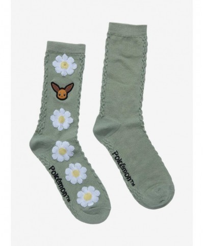 Pre-sale Pokemon Eevee Daisy Crew Socks $2.06 Socks