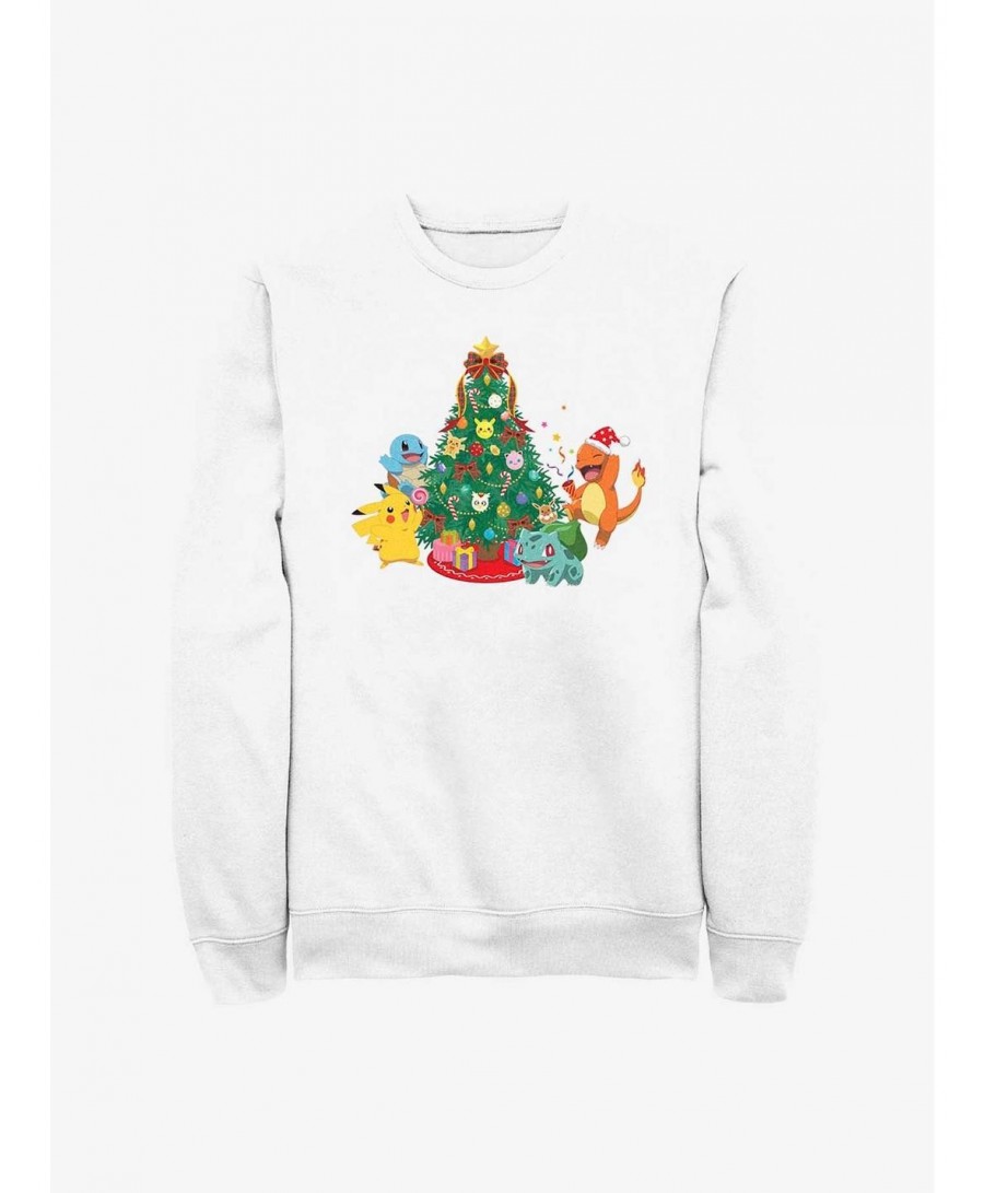 Seasonal Sale Pokemon Christmas Tree Sweatshirt $8.78 Sweatshirts