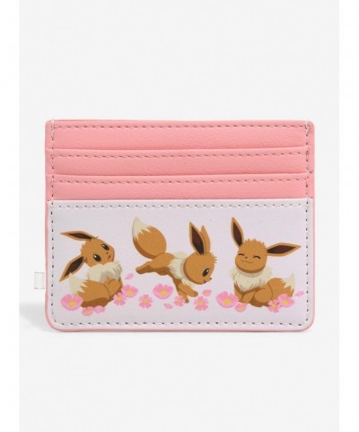 Seasonal Sale Loungefly Pokemon Eevee Sakura Cardholder $4.38 Others