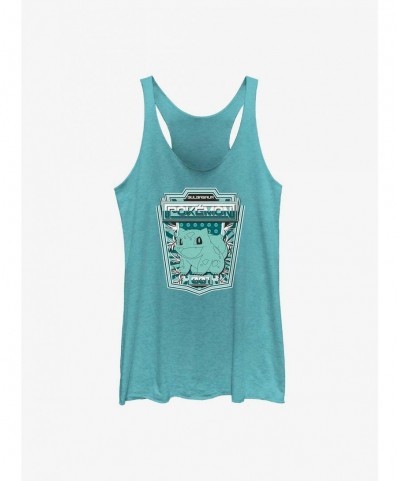 Premium Pokemon Bulbasaur Badge Girls Tank $8.52 Tanks