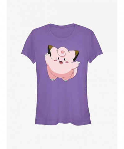 Trendy Pokemon Clefairy Girls T-Shirt $5.58 T-Shirts