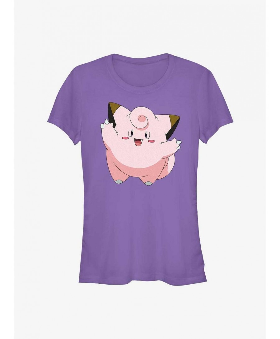 Trendy Pokemon Clefairy Girls T-Shirt $5.58 T-Shirts