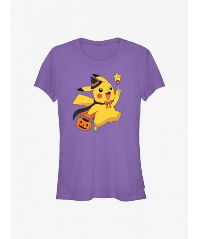 Clearance Pokemon Pikachu Wizard Girls T-Shirt $7.67 T-Shirts