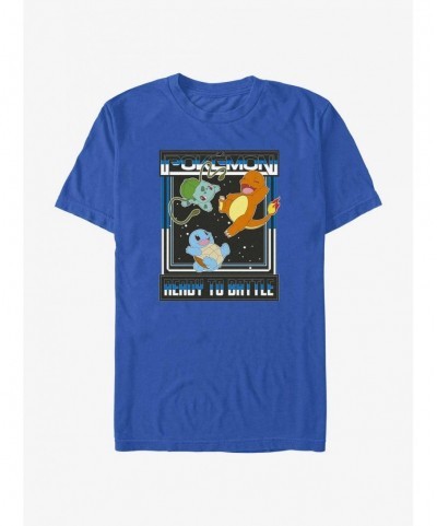 Discount Sale Pokemon Ready To Battle Squirtle, Bulbasaur, and Charmander T-Shirt $7.36 T-Shirts