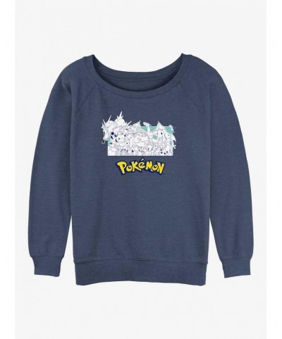 Value Item Pokemon The Classics Girls Slouchy Sweatshirt $10.85 Sweatshirts