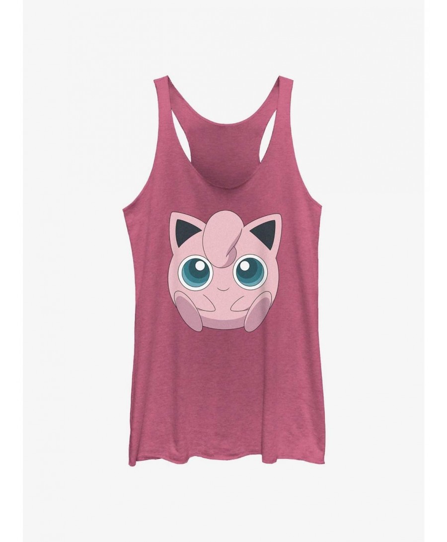 Pre-sale Pokemon Jigglypuff Face Girls Tank $8.34 Tanks