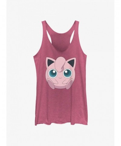 Pre-sale Pokemon Jigglypuff Face Girls Tank $8.34 Tanks