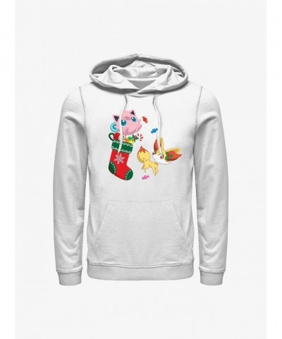 Hot Sale Pokemon Jiggly Puff and Fennekin Gift Stocking Hoodie $14.77 Hoodies