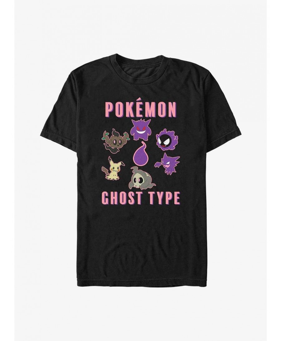 Exclusive Price Pokemon Ghost Type T-Shirt $5.52 T-Shirts