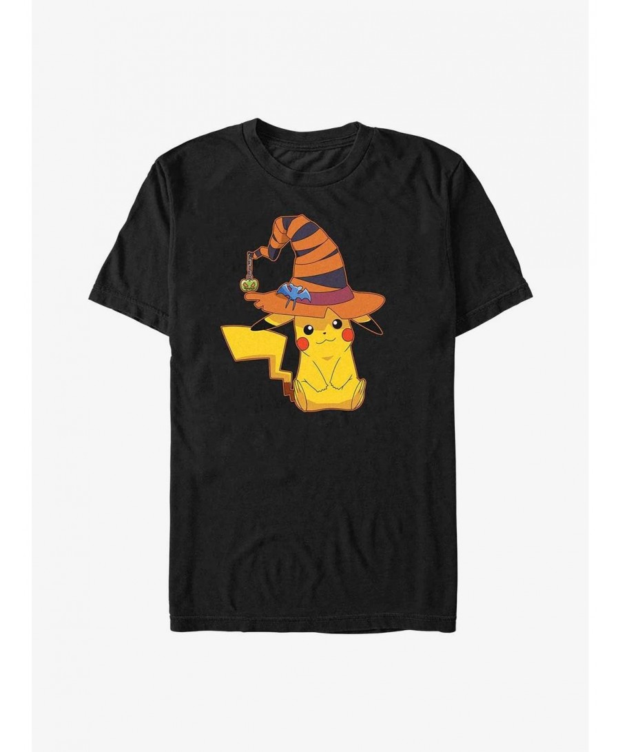 Flash Sale Pokemon Pikachu Witch T-Shirt $7.53 T-Shirts