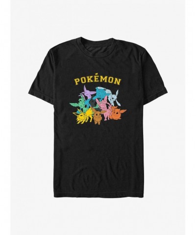 Huge Discount Pokemon Gotta Catch Eeveelutions Extra Soft T-Shirt $9.84 T-Shirts