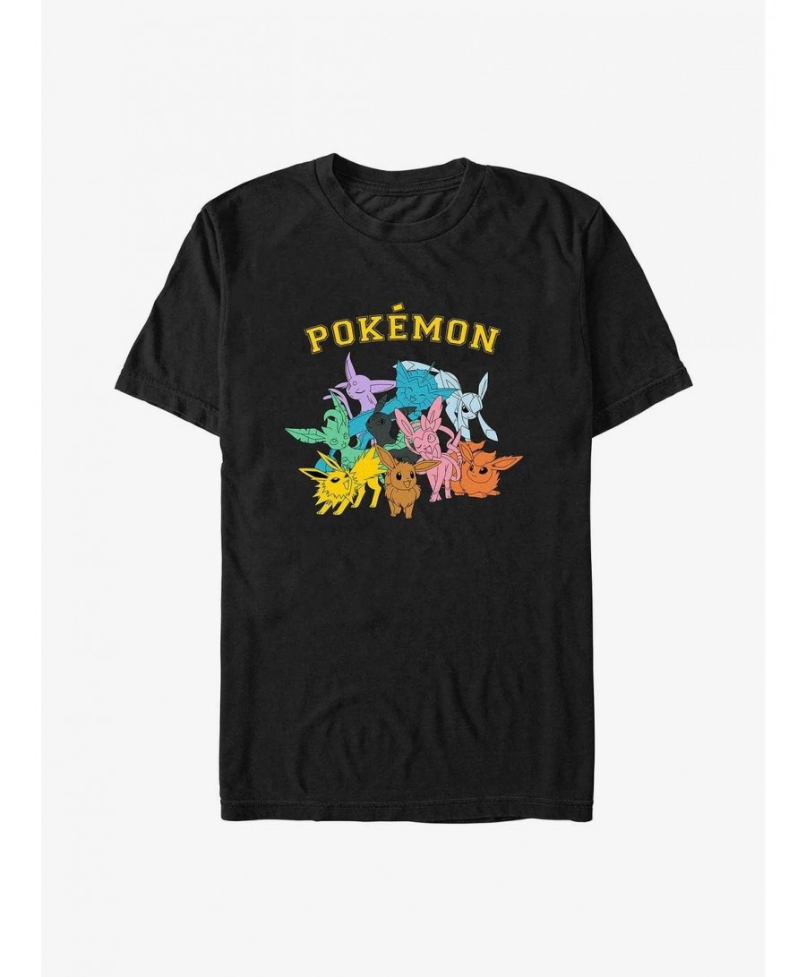 Huge Discount Pokemon Gotta Catch Eeveelutions Extra Soft T-Shirt $9.84 T-Shirts