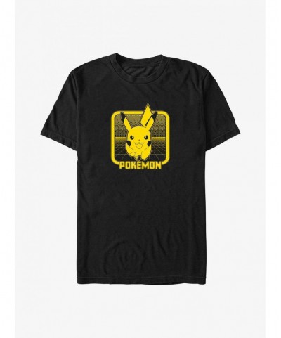 New Arrival Pokemon Digital Pikachu Big & Tall T-Shirt $7.12 T-Shirts