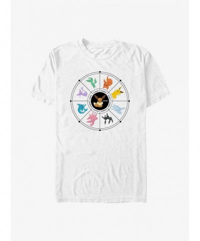 Exclusive Pokemon Eevee Evolution Tarot Card T-Shirt $5.35 T-Shirts