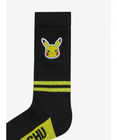 Hot Selling Pokemon Pikachu Crew Socks $3.12 Socks