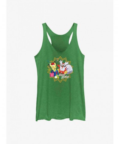 Pre-sale Pokemon Pichu and Delibird Holiday Party Girls Tank $7.07 Tanks