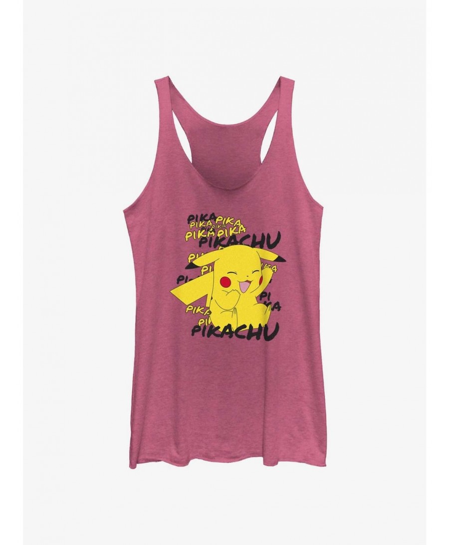 Value for Money Pokemon Pikachu Laughing Girls Tank $7.43 Tanks