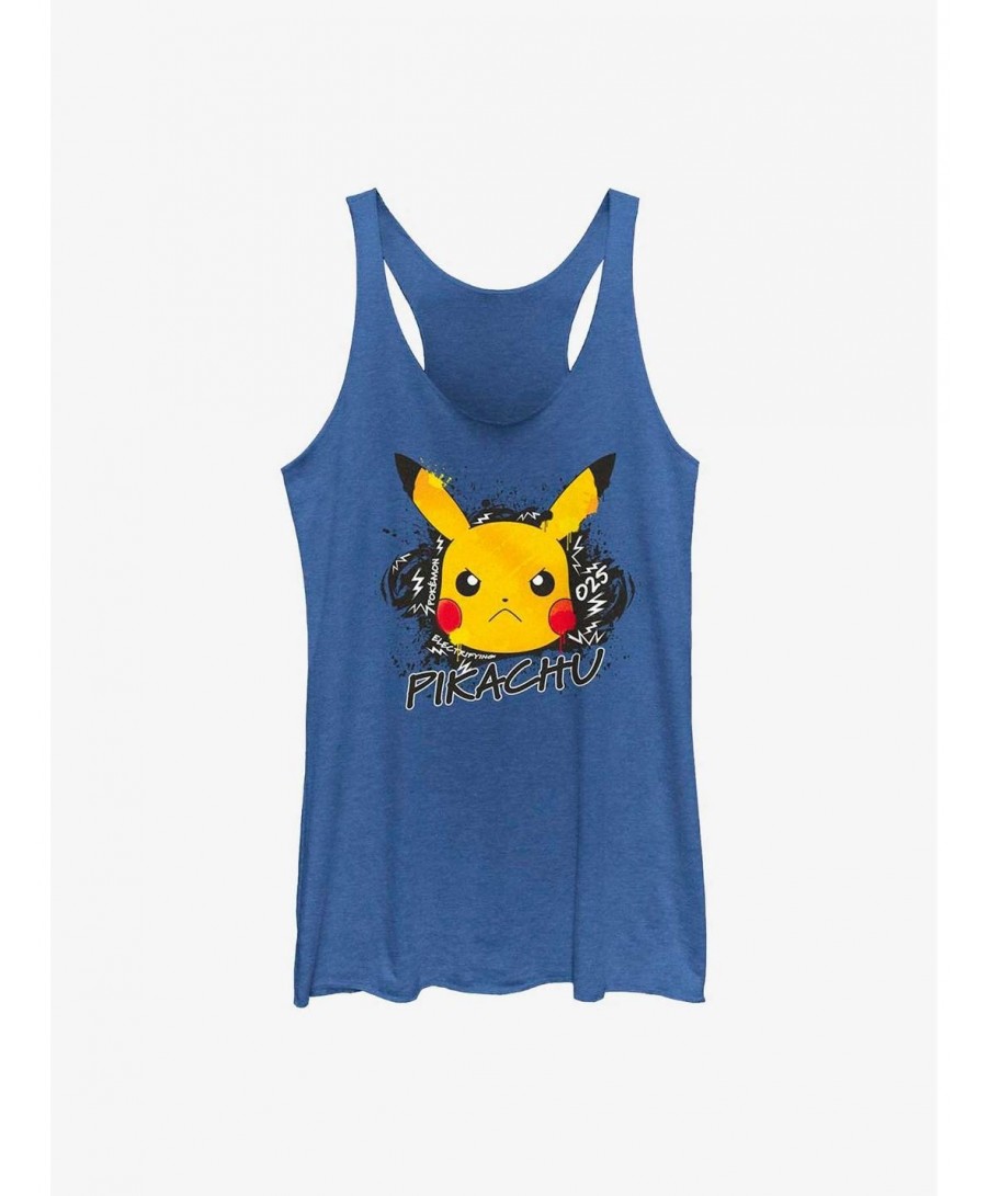 Value for Money Pokemon Angry Pikachu Girls Tank $6.53 Tanks