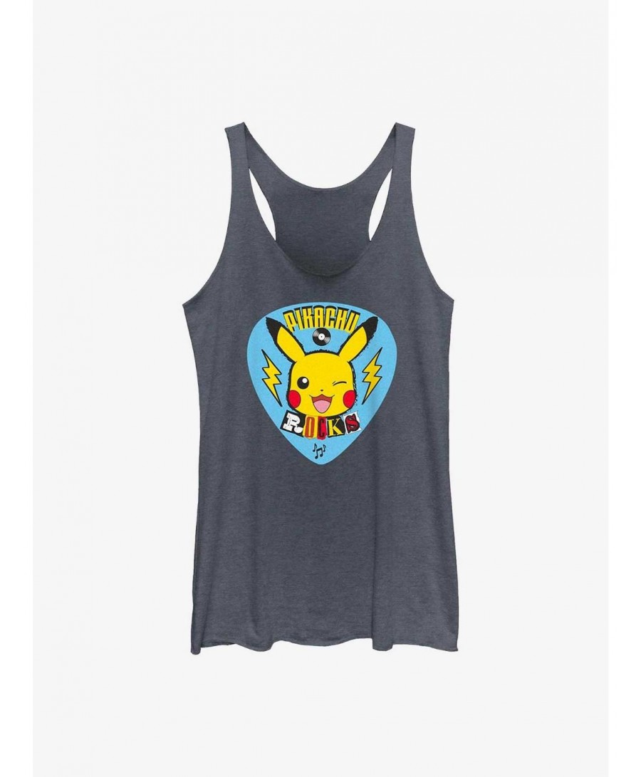 Exclusive Price Pokemon Pikachu Rocks Girls Tank $6.53 Tanks