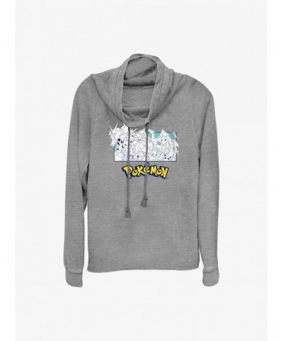 Fashion Pokemon The Classics Cowl Neck Long-Sleeve Top $9.74 Tops