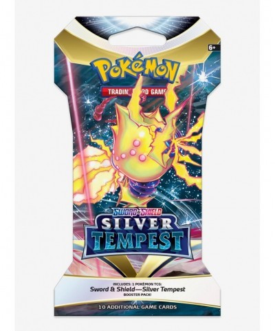 Cheap Sale Pokemon Trading Card Game: Sword & Shield Silver Tempest Booster Pack $2.07 Others