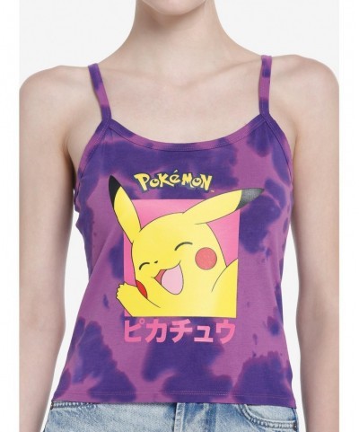 Cheap Sale Pokemon Pikachu Tie-Dye Girls Cami $7.85 Others