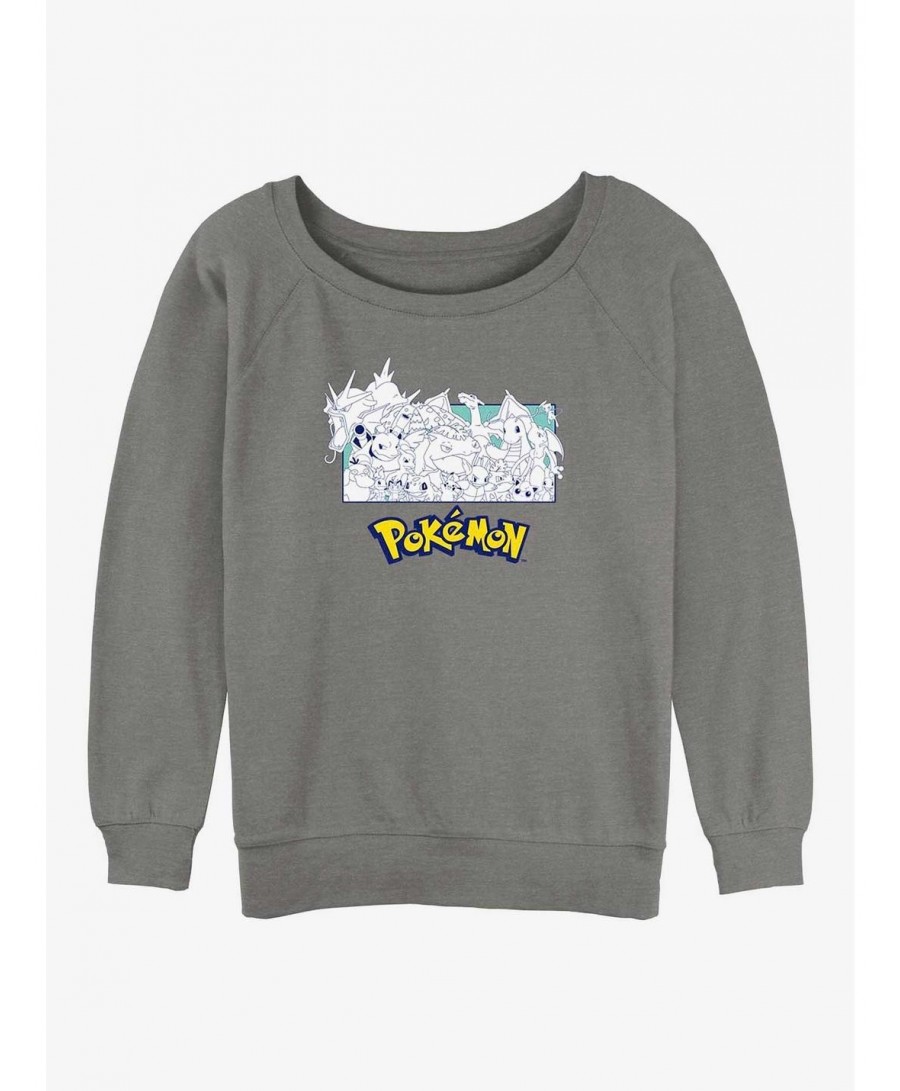 Special Pokemon The Classics Girls Slouchy Sweatshirt $12.14 Sweatshirts