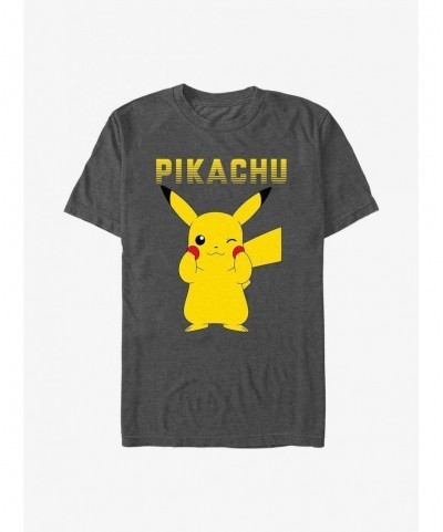 Fashion Pokemon Pikachu Red Cheeks T-Shirt $8.20 T-Shirts