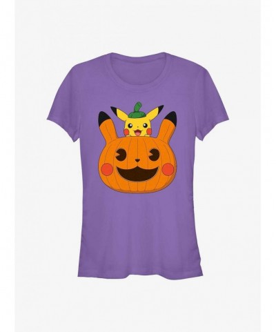 Value for Money Pokemon Pumpkin Pikachu Girls T-Shirt $7.67 T-Shirts