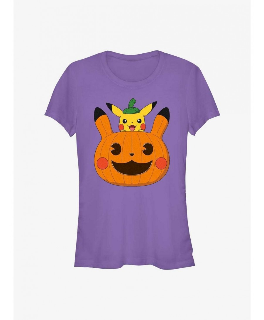 Value for Money Pokemon Pumpkin Pikachu Girls T-Shirt $7.67 T-Shirts