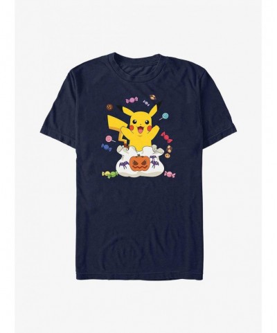 Big Sale Pokemon Pikachu Candy T-Shirt $8.37 T-Shirts