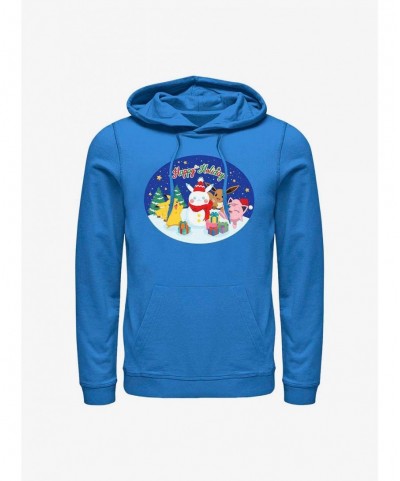 Festival Price Pokemon Happy Holidays Snowman Hoodie $13.20 Hoodies