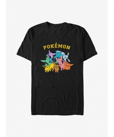 Low Price Pokemon Gotta Catch Eeveelutions T-Shirt $7.86 T-Shirts