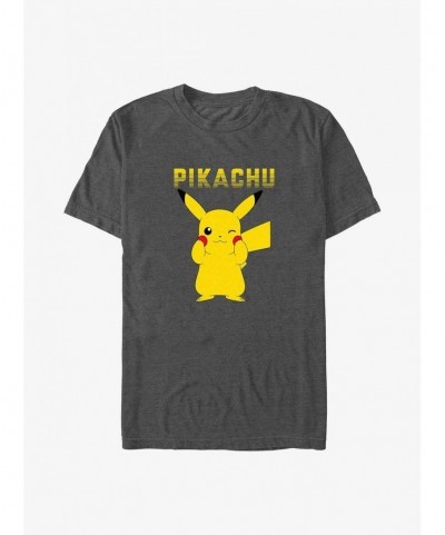 Discount Pokemon Pikachu Red Cheeks Big & Tall T-Shirt $9.00 T-Shirts