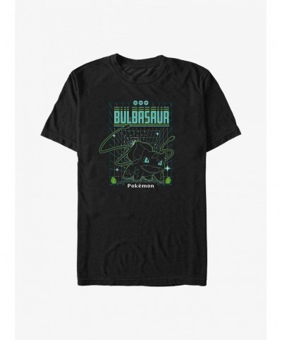 Crazy Deals Pokemon Bulbasaur Grid T-Shirt $7.53 T-Shirts